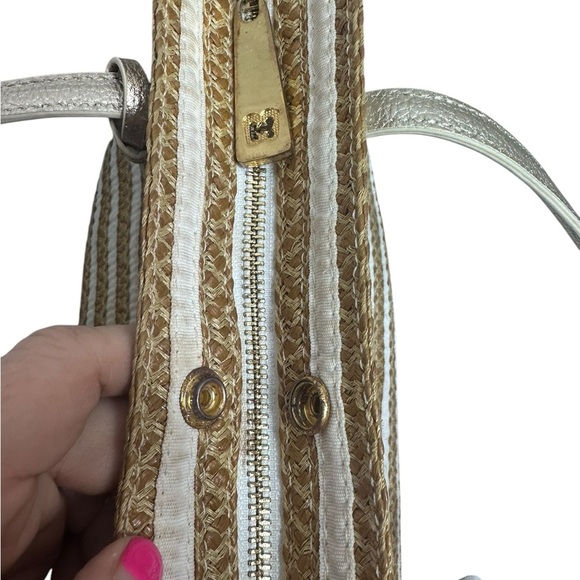 Eric Javits Dame straw bag with two handles - Picture 9 of 12